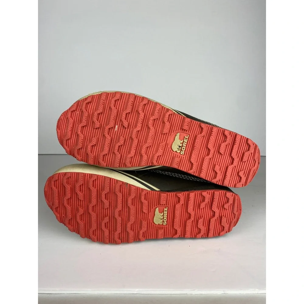 Sorel Brown Suede Winter Boots‎ Women 6.5 NL1609-269 Coral Sole Snow Boots